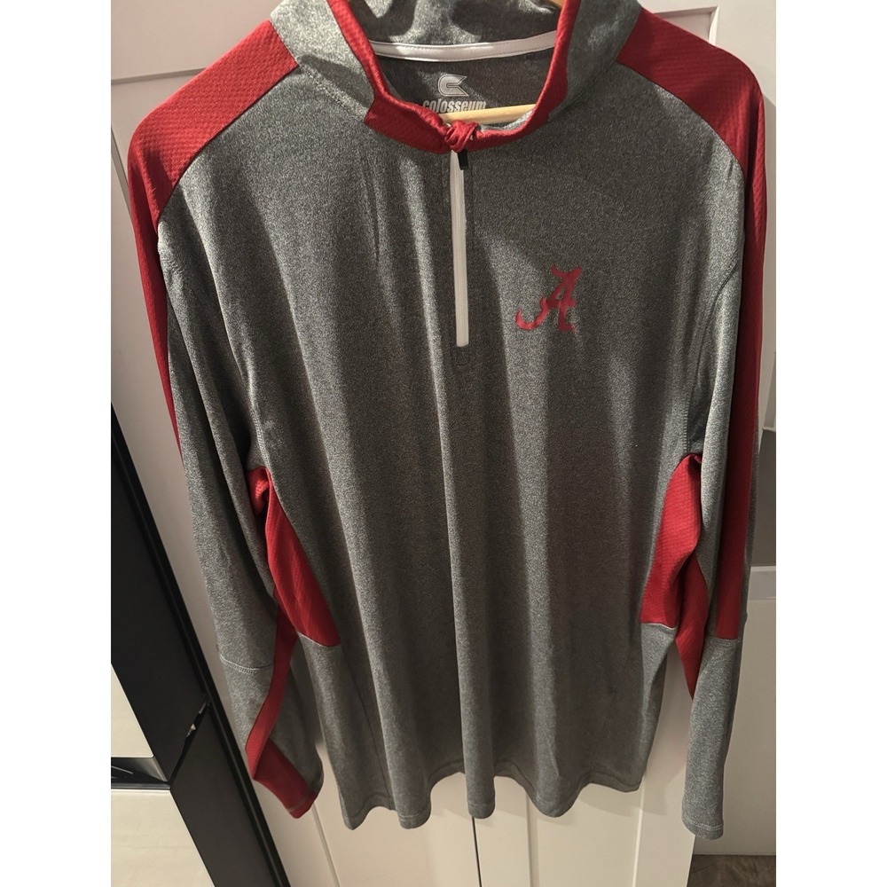 Alabama Crimson‎ Tide Colosseum Athletics Men's Long Sleeve Shirt Size XXL Gray